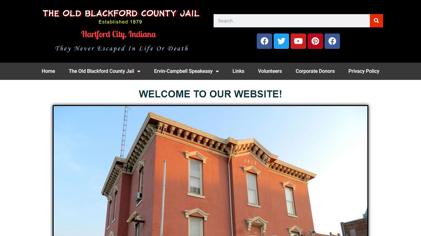 Main - Old Blackford County Jail - Ervin-Campbell Speakeasy